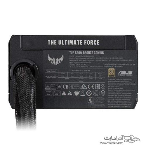 پاور ایسوس مدل TUF-GAMING-650B Asus TUF-GAMING-650B 80Plus Bronze Power Supply
