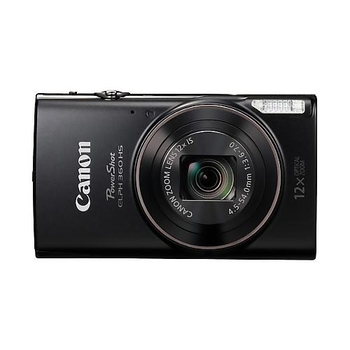 Canon PowerShot ELPH 360 HS Digital Camera Black
