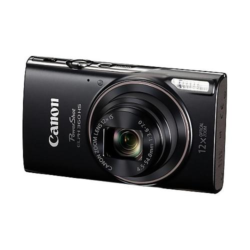Canon PowerShot ELPH 360 HS Digital Camera Black