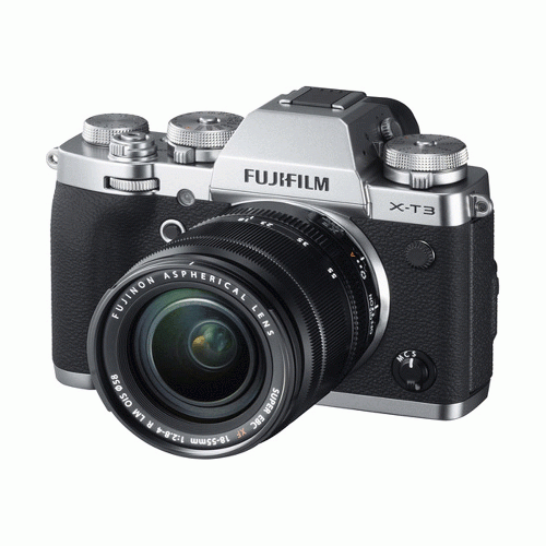 دوربین بدون آینه فوجی فیلم Fujifilm X-T3 Mirrorless Kit 18-55mm Silver FUJIFILM X-T3 Mirrorless Digital Camera with 18-55mm