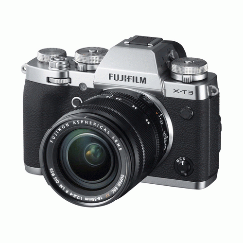 دوربین بدون آینه فوجی فیلم Fujifilm X-T3 Kit 18-55mm Black FUJIFILM X-T3 Mirrorless Digital Camera with 18-55mm