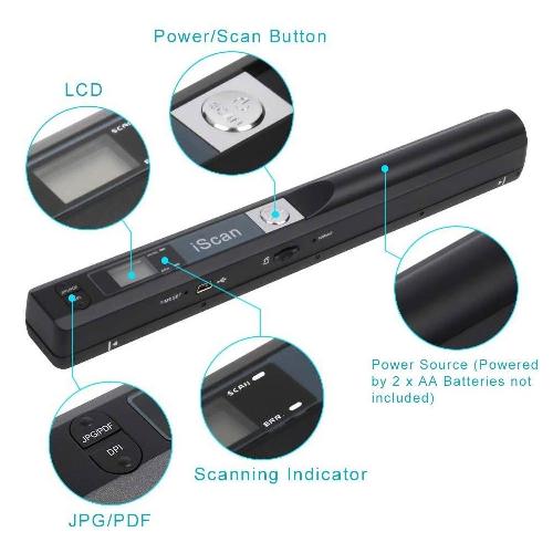 iScan Portable Handheld Scanner