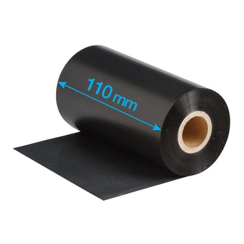 Resin 110mm x 300m Label Printer Ribbon