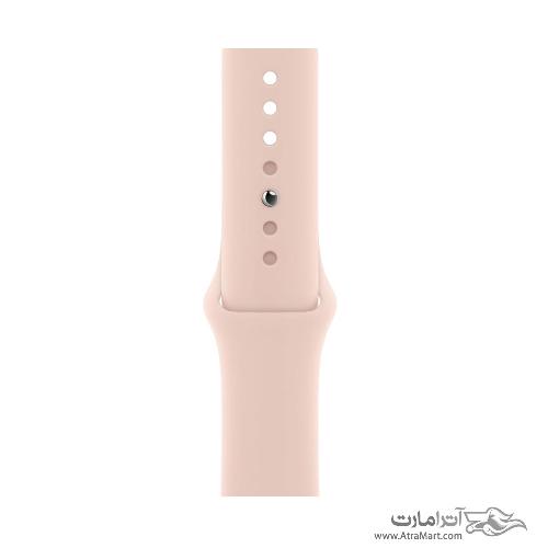 Apple Watch Series 6 44mm Gold Aluminum Case with Pink Sand Sport Band