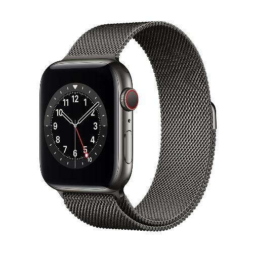 ساعت هوشمند اپل سری 6 مدل Milanese Loop 44mm Apple Watch Gray Stainless 44mm Steel Case with Milanese Loop