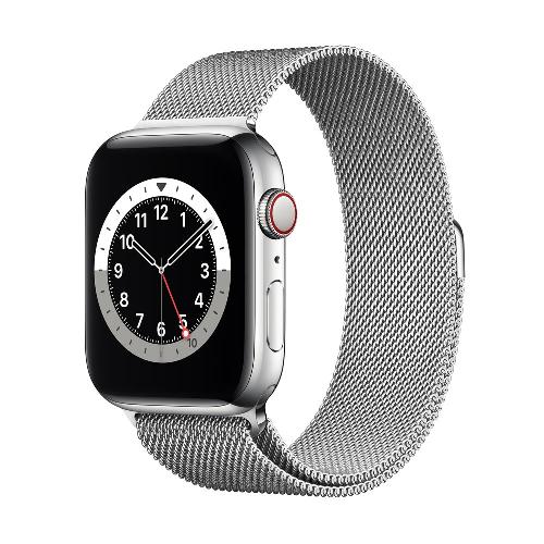 ساعت هوشمند اپل سری 6 مدل Milanese Loop 44mm Apple Watch Silver Stainless 44mm Steel Case with Milanese Loop