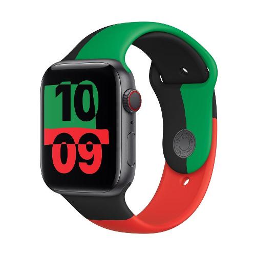 Apple watch 44mm Black Unity Sport Band – Regular