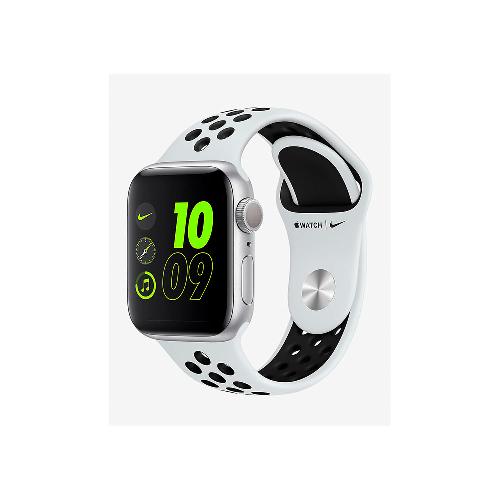 Apple Watch Series 6 40mm Silver Aluminum Case With Pure Platinum/Black Nike Sport Band