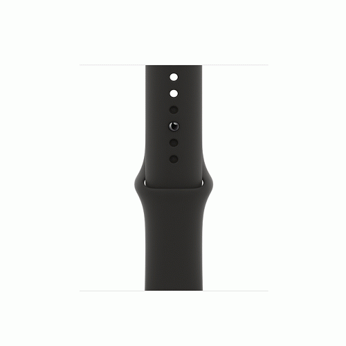 ساعت هوشمند اپل سری SE 2021 آلومینیوم خاکستری با بند اسپرت سیلیکون مشکی 40 میلی متری Apple Watch Series SE 2021 GPS 40mm Gray Aluminum Case With Black Sport Band