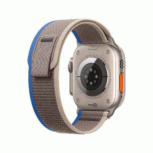 ساعت هوشمند اپل سری Ultra بدنه تیتانیومی 49 میلمتری با بند Black/Gray Trail Loop Apple Watch Ultra 49mm Titanium Case with Black/Gray Trail Loop