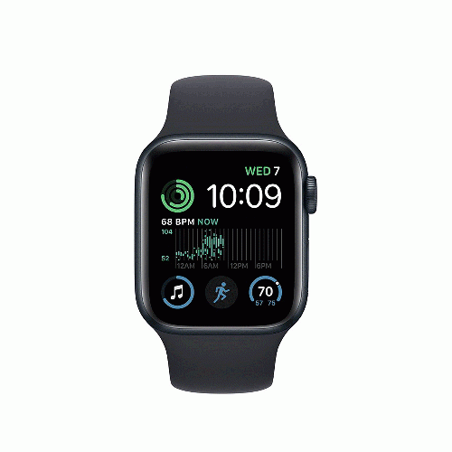 ساعت هوشمند اپل سری SE 2022 بدنه آلومینیومی میدنایت 44 میلمتری Apple Watch Series SE 2022 44mm Midnight