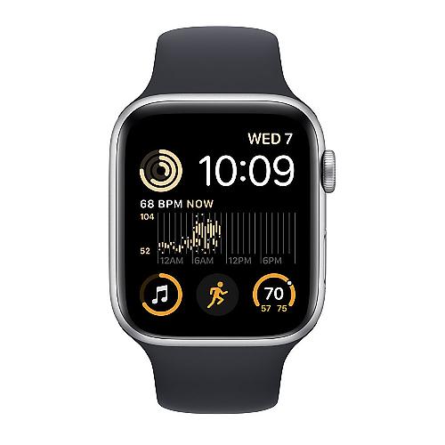 ساعت هوشمند اپل سری SE 2022 بدنه آلومینیومی سیلور 44 میلمتری Apple Watch Series SE 2022 44mm silver