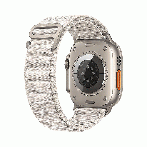 Apple Watch Ultra 49mm Titanium Case With Starlight Alpine Loop