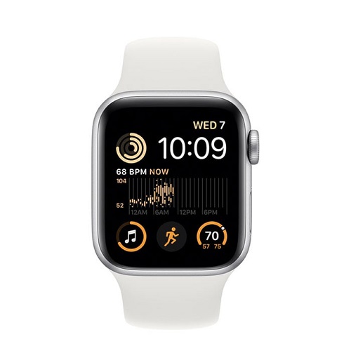 ساعت هوشمند اپل SE 2022 Silver Aluminum Case سایز 40 میلیمتری Apple Watch SE 2022 40mm Aluminum Case Smartwatch