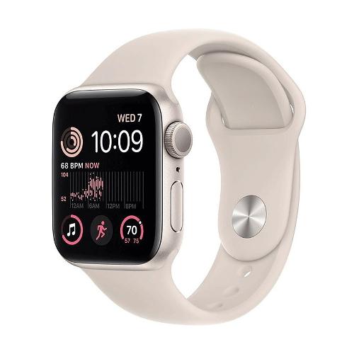 ساعت هوشمند اپل واچ SE سری 8 استارلایت 2022 Apple Series 8 SE 2022 40mm Starlight smart Watch
