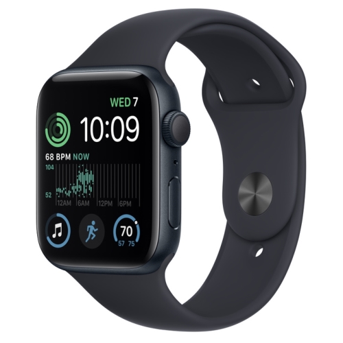 ساعت هوشمند اپل سری SE 2022 میدنایت 44 میلمتری Apple Series SE 2022 44mm Midnight Smart Watch