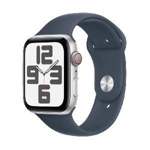 ساعت هوشمند اپل مدل SE 2023 بدنه آلومینیوم بند سیلیکونی سایز 44 میلی متری Apple Watch SE 9 2023 44mm Aluminum Case