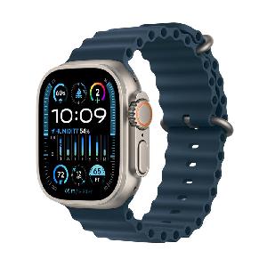 ساعت هوشمند اپل مدل Ultra 2 Titanium Case Ocean Band سایز 49 میلی متری Apple Ultra 2 Titanium Case Ocean Band 49mm Smart Watch
