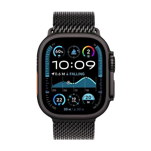 ساعت هوشمند اپل مدل Ultra 2 Black Titanium Case Milanese Loop 49mm Apple Ultra 2 Black Titanium Case Milanese Loop 49mm Smart Watch