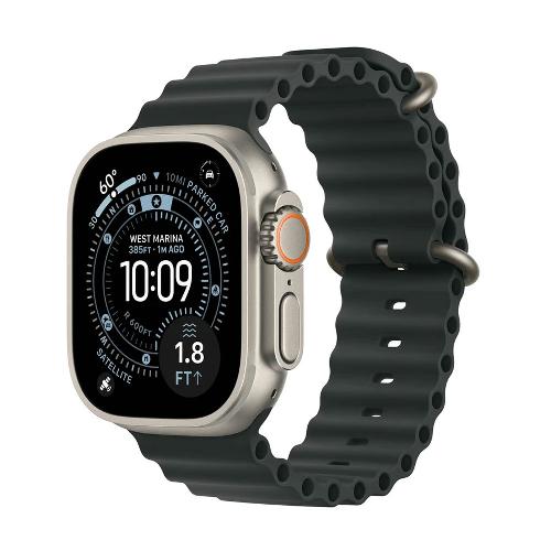 Apple Watch Ultra 3 Black Titanium Case 49mm Ocean Band