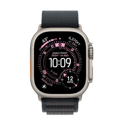 Apple Watch Ultra 3 49mm Black Titanium Case With Alpine Band