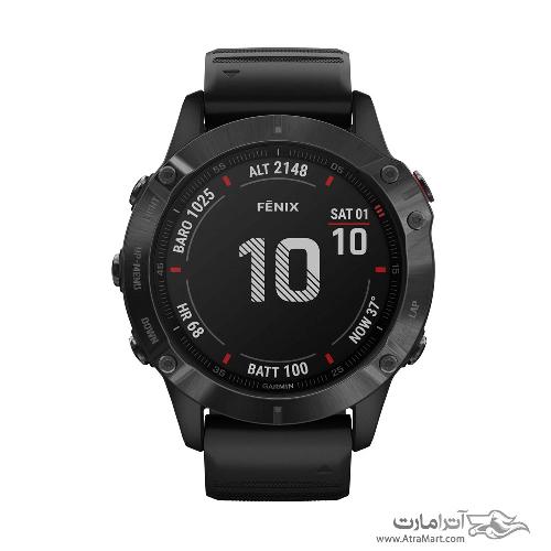Garmin Fenix 6 Pro Black with Black Band watch 010-02158-02