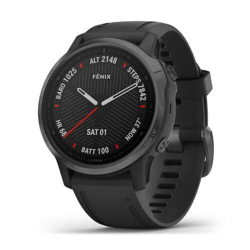 ساعت گارمین مدل Fenix 6S Pro and sapphire edition Carbon Gray DLC with Black Band Garmin Fenix 6S Pro and sapphire edition Carbon Gray DLC with Black Band watch 010-02159-25