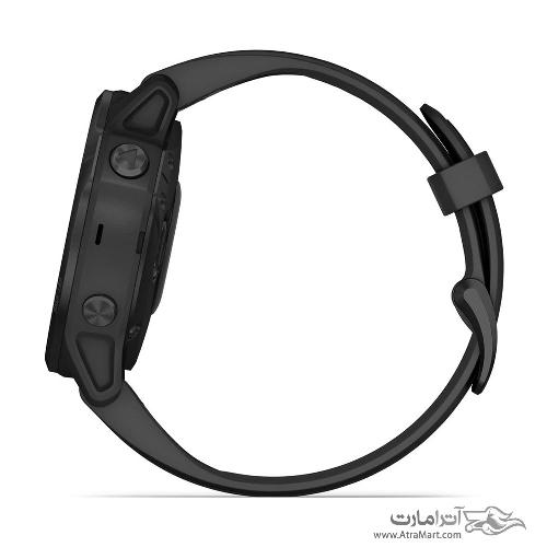 ساعت گارمین مدل Fenix 6S Pro and sapphire edition Carbon Gray DLC with Black Band Garmin Fenix 6S Pro and sapphire edition Carbon Gray DLC with Black Band watch 010-02159-25