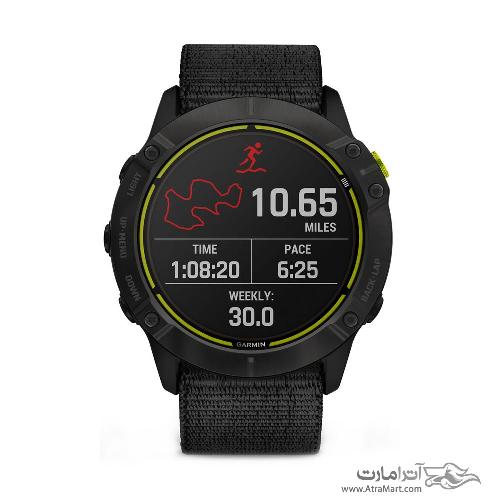 ساعت گارمین مدل Enduro Carbon Gray DLC Titanium with Black UltraFit Nylon Strap Garmin Enduro Carbon Gray DLC Titanium with Black UltraFit Nylon Strap watch 010-02408-01