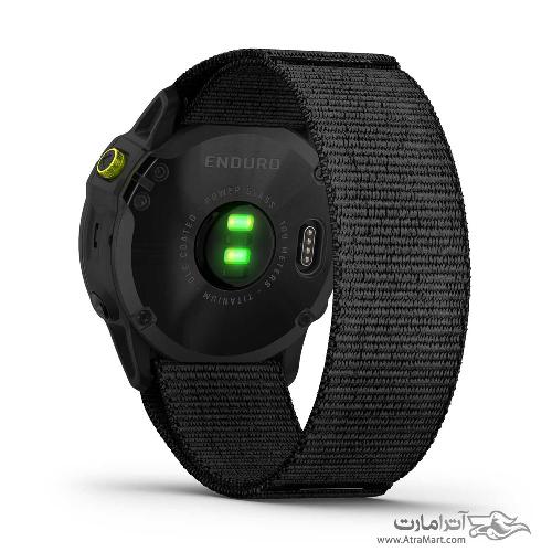 ساعت گارمین مدل Enduro Carbon Gray DLC Titanium with Black UltraFit Nylon Strap Garmin Enduro Carbon Gray DLC Titanium with Black UltraFit Nylon Strap watch 010-02408-01