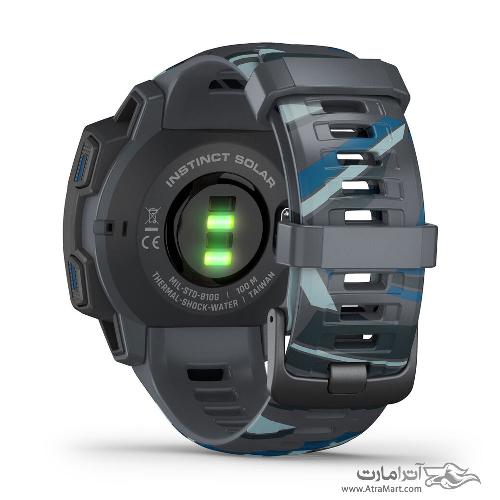 ساعت گارمین مدل Instinct Solar Surf Edition Pipeline Garmin Instinct Solar Surf Edition Pipeline watch 010-02293-17