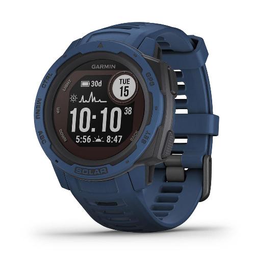 ساعت گارمین مدل Instinct Solar Tidal Blue Garmin Instinct Solar Tidal Blue watch 010-02293-11