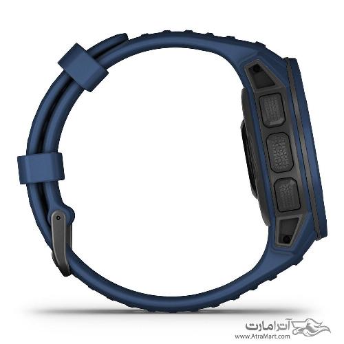 ساعت گارمین مدل Instinct Solar Tidal Blue Garmin Instinct Solar Tidal Blue watch 010-02293-11