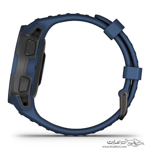 ساعت گارمین مدل Instinct Solar Tidal Blue Garmin Instinct Solar Tidal Blue watch 010-02293-11