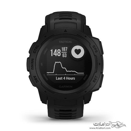 ساعت گارمین مدل Instinct Tactical Edition Black Garmin Instinct Tactical Edition Black watch 010-02064-70