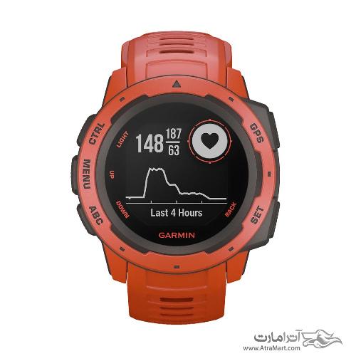 ساعت گارمین مدل Instinct with Red Band Garmin Instinct with Red Band watch 010-02064-02