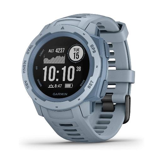 ساعت گارمین مدل Instinct Graphite Lakeside Blue Garmin Instinct Graphite Lakeside Blue watch 010-02064-02