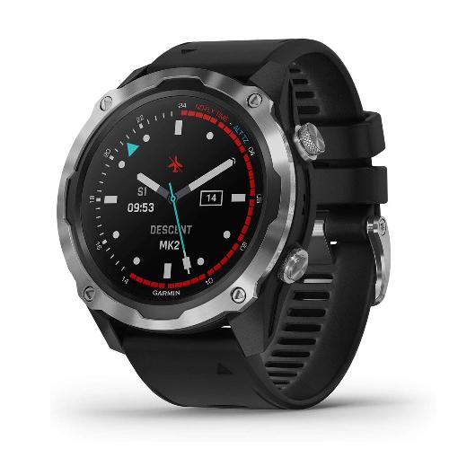 Garmin Descent Mk2 Stainless Steel with Black Band 010-02132-10