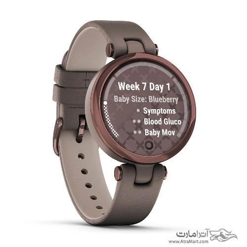 ساعت گارمین Lily Dark Bronze Bezel with Paloma Case and Italian Leather Band Garmin Lily Dark Bronze Bezel with Paloma Case and Italian Leather Band