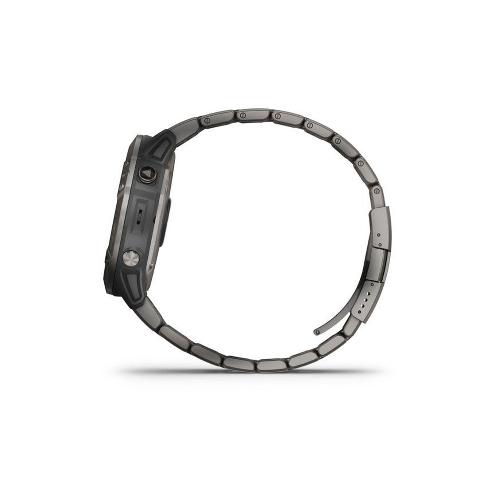 ساعت گارمین fenix 6 Pro Solar Edition Titanium Carbon Gray DLC with Titanium DLC Band Garmin fenix 6 Pro Solar Edition Titanium Carbon Gray DLC with Titanium DLC Band 010-02410-23