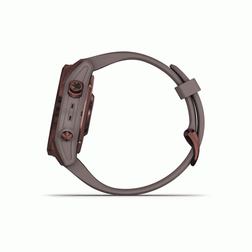 Fenix 7S Sapphire Solar Edition Dark Bronze Titanium with Shale Grey Band 010-02539-29