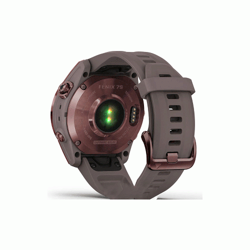 Fenix 7S Sapphire Solar Edition Dark Bronze Titanium with Shale Grey Band 010-02539-29