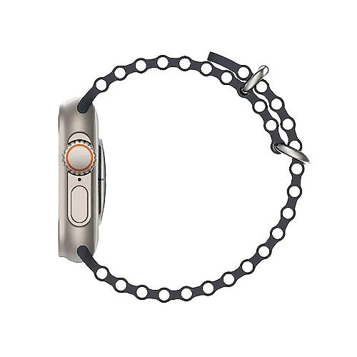 RIVERSONG MOTIVE 8ULTRA SW808 TITANIUM CASE/MIDNIGHT BAND SMARTWATCH