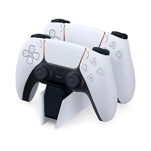 PlayStation 5 Slim Standard Edition with White DualSense Controller and DualSense Charging Station - Region Europe