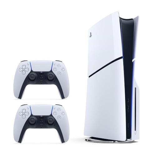 Sony PlayStation 5 Slim Standard Disk Console with White DualSense Controller Region 2016A Europe