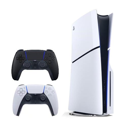 Sony PlayStation 5 Slim Standard Disk Console with White DualSense Controller Region 2016A Europe