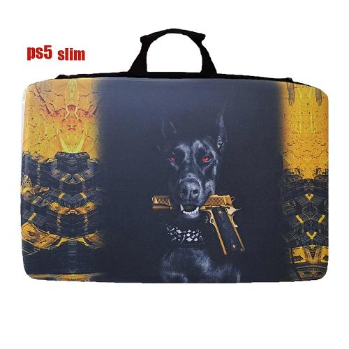 PlayStation 5 slim Case Dog With Gun