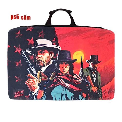 PlayStation 5 slim Case red dead