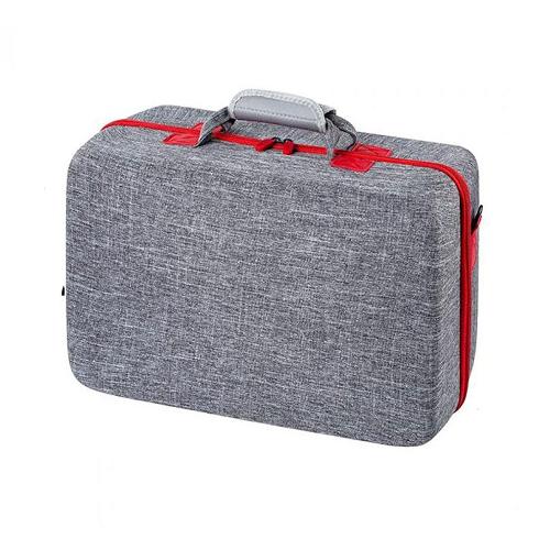Case for PS5 Hard Shell Carry Case Travel Bag, Shockproof and Waterproof (Gray)