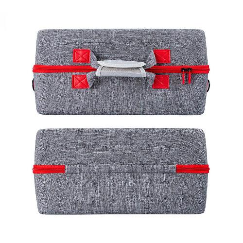 Case for PS5 Hard Shell Carry Case Travel Bag, Shockproof and Waterproof (Gray)